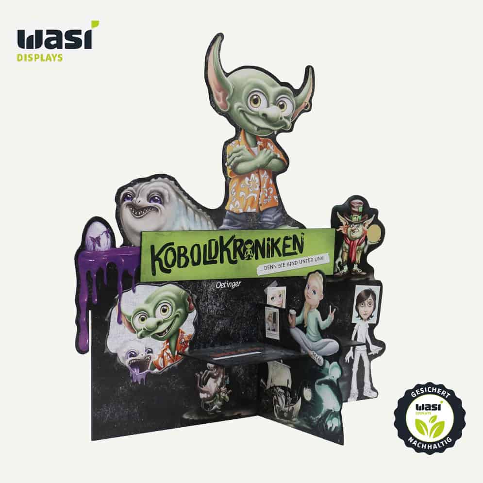 Thekendisplay als Ergänzung zum Bodendisplay am PoS.