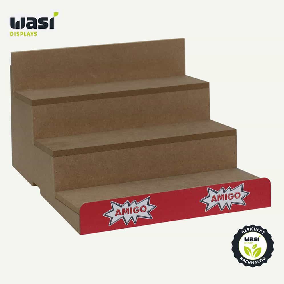 Thekendisplay oder Regaldisplay als Stecksystem.