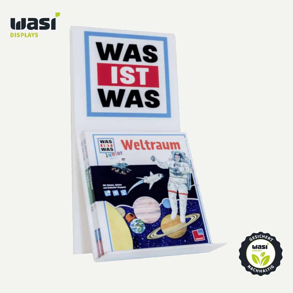 Thekendisplay für Bücher: Variante 1.